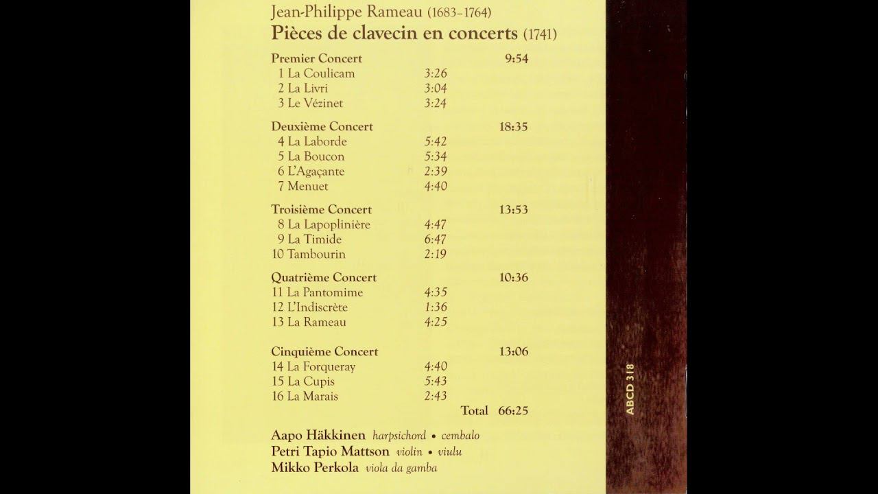 Rameau - Pieces de clavecin en concerts смотреть онлайн