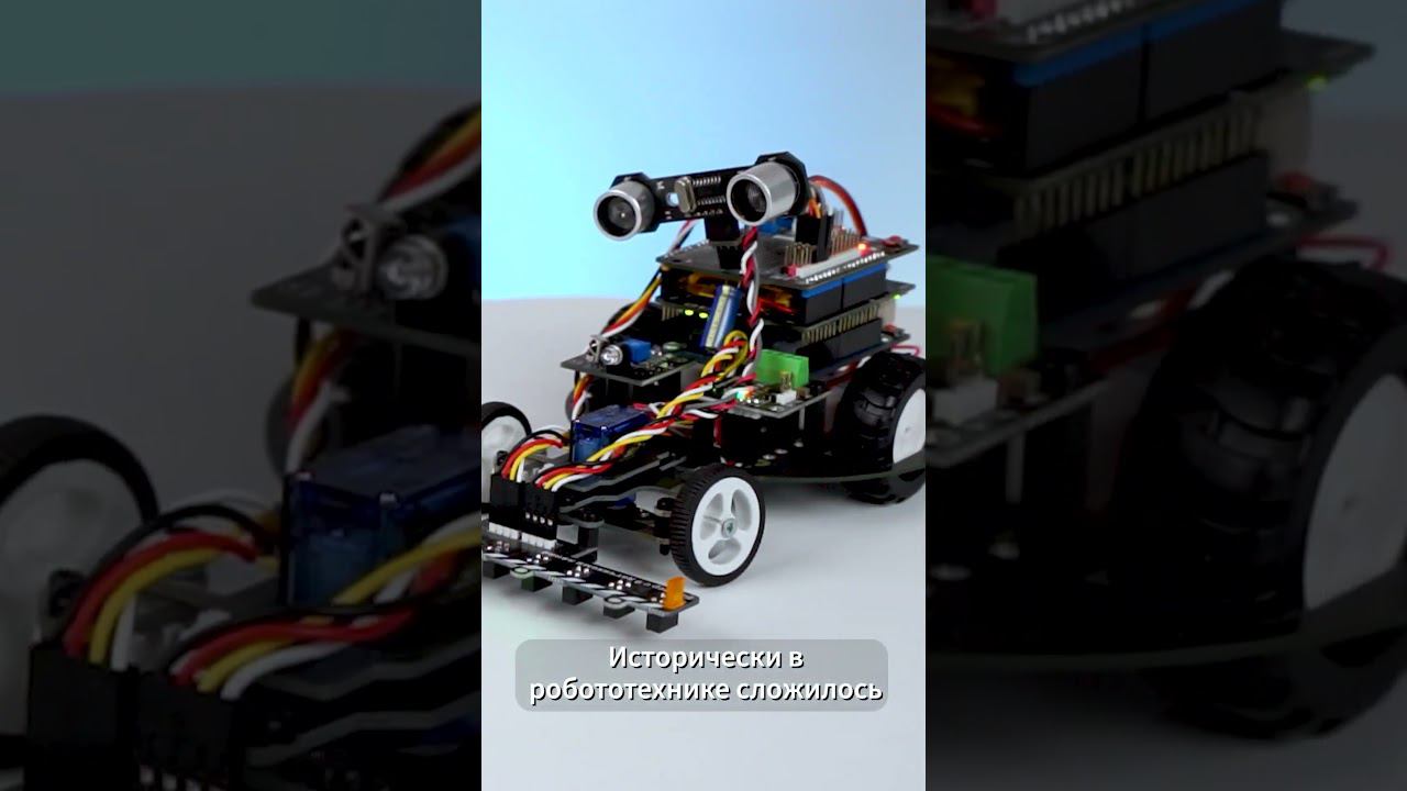 Поворотные колёса Roborace, для роботизированных платформ на базе Arduino,ESP32 смотреть онлайн