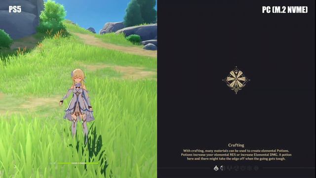 Genshin Impact Load Times Comparison PS5 vs. PC (M.2 NVME) смотреть онлайн