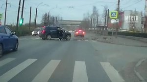 Утреннее ДТП на ул. Луганской
