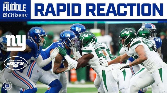 Giants-Jets Week 8 Rapid Reaction | Giants Huddle | New York Giants смотреть онлайн