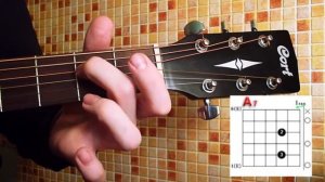 Аккорд А7 на гитаре