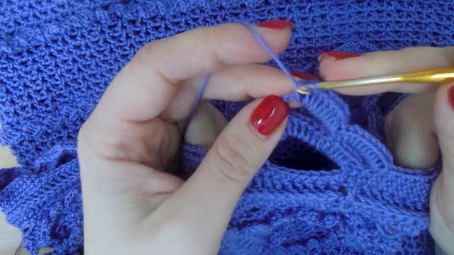 Юбка крючком по мотивам Алзиры Виейра, часть 2 (край юбки и кайма) crocheted skirt part 2 смотреть онлайн