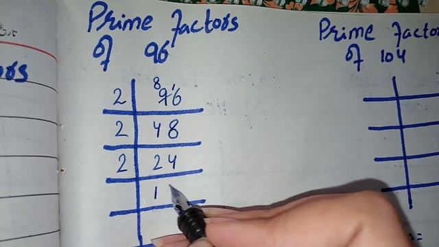 Prime Factors Of 96 - Prime Factorization
