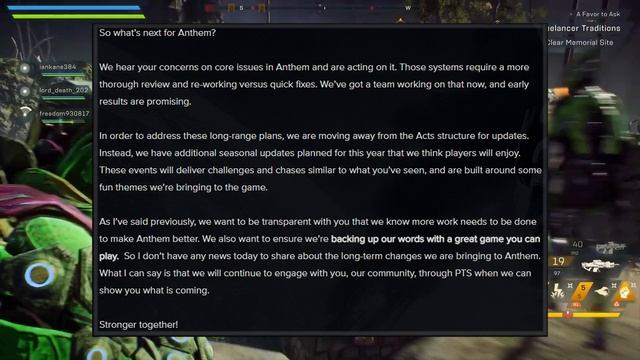 Anthem Abandons Its Roadmap Because Of Course It Does смотреть онлайн