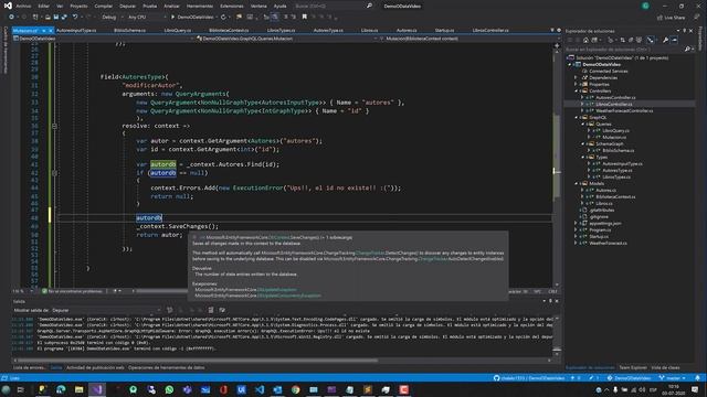 Mutaciones con GraphQL y ASP.NET Core - Modificación de Datos. смотреть онлайн