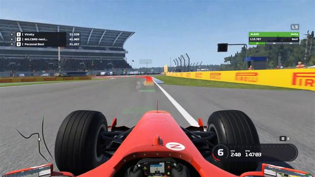 F1 2019 - 1:14.978 F2004 on Hockenheim (Driving with Keyboard) смотреть онлайн