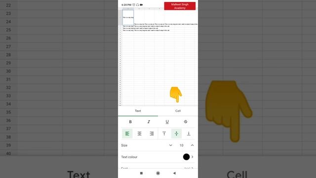 How to Wrap text in Google sheets mobile app | Change text position in Google sheets mobile app смотреть онлайн