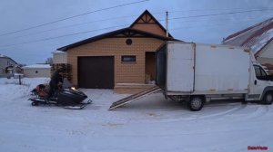 Самодельные Сходни трап для погрузки снегохода.