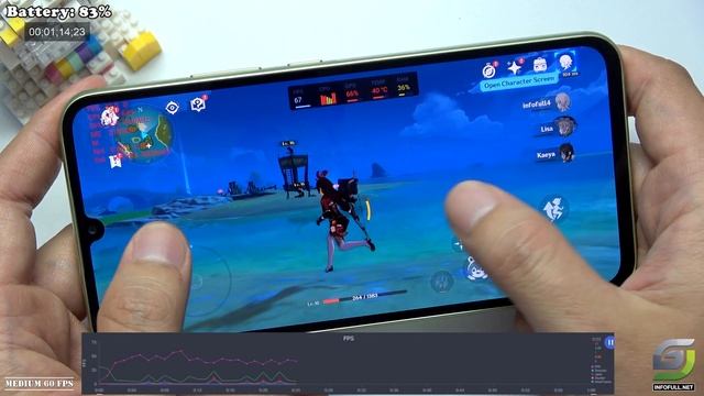 Samsung Galaxy A34 5G test game Genshin Impact | Low, Lowest, Medium, High and Highest 60 FPS смотреть онлайн