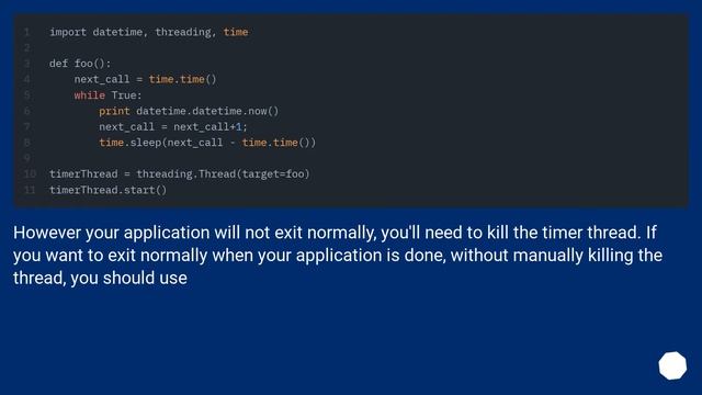 Executing periodic actions смотреть онлайн