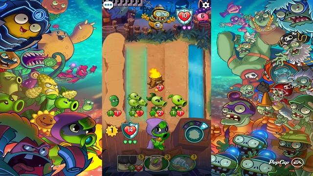 РАСТЕНИЯ против ЗОМБИ #3 - Plants vs. Zombies Heroe #КРУТИЛКИНЫ смотреть онлайн