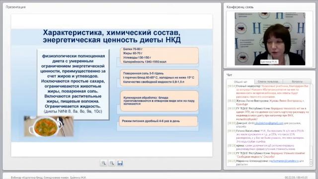 Вебинар: «Картотека блюд. Семидневное меню». Ерёмина М.А. смотреть онлайн