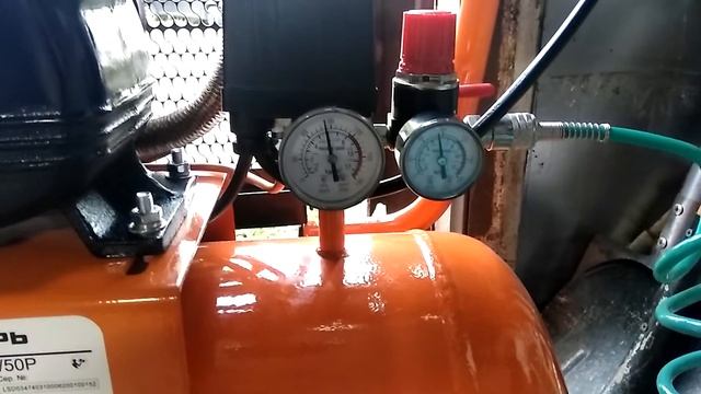 Тест компрессора ВИХРЬ КМП-400/50Р