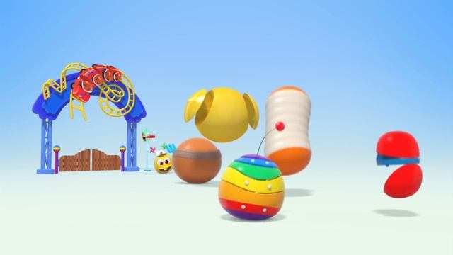 Colorful Bouncing Balls |Learn Colors with Ball Pit | Wonder Balls Circus | Cartoon for Kids смотреть онлайн