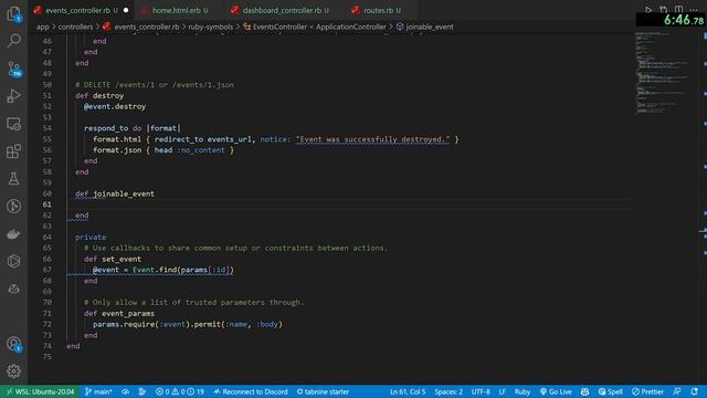 Joinable Events For Devise Users Speedrun | Ruby on Rails 7 Tutorial смотреть онлайн