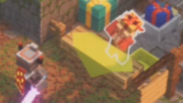 Villager GIFT WRAPPER of Minecraft Dungeons Dancing 500 Chunks смотреть онлайн