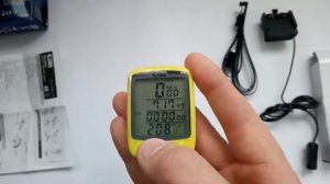 Проводной велокомпьютер Sunding SD 563A 563B обзор, настройка, инструкция на русском