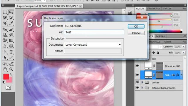 Photoshop CS5 Tutorial Stacking & Linking Layers Adobe Training Lesson 9.3 смотреть онлайн