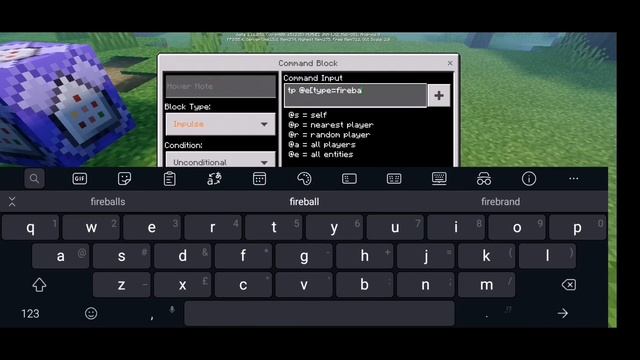 ✔How To Throw a Big fireball in MINECRAFT bedrock(using commands) смотреть онлайн