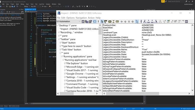 Identify and work with Windows UI element using WinAppDriver смотреть онлайн