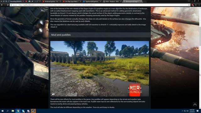 War Thunder - Upcoming Content - Dagor Engine 5.0 Displacement Mapping, Mud & Puddles смотреть онлайн