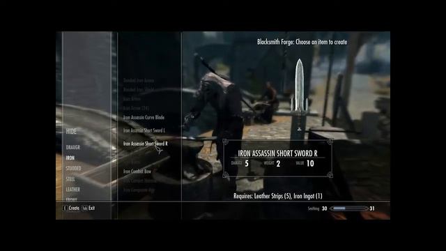 skyrim modded let's play part2 :new weapon,fog,and hammer to neck action! смотреть онлайн