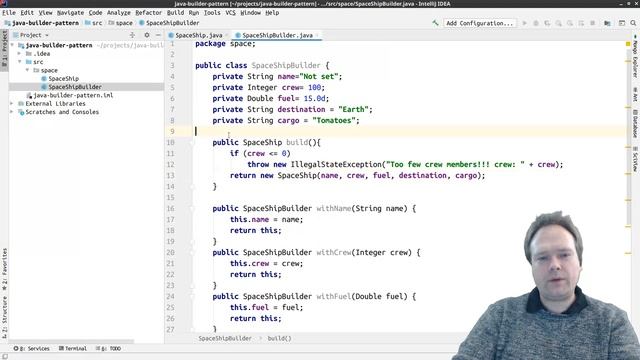 Java Builder Pattern смотреть онлайн