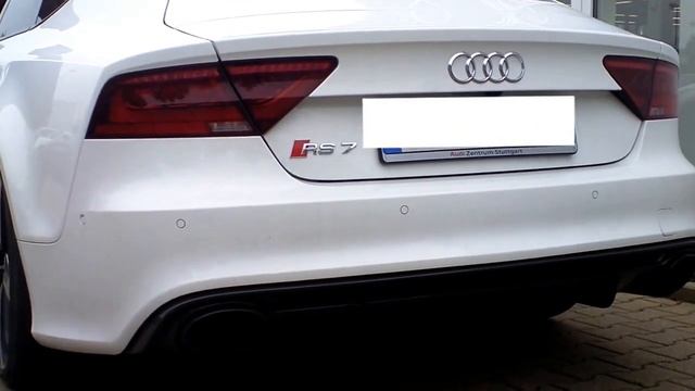 Audi RS7 Sportback Exhaust Sound Stock Exhaust w Exhaust Valves !!OPEN!! смотреть онлайн