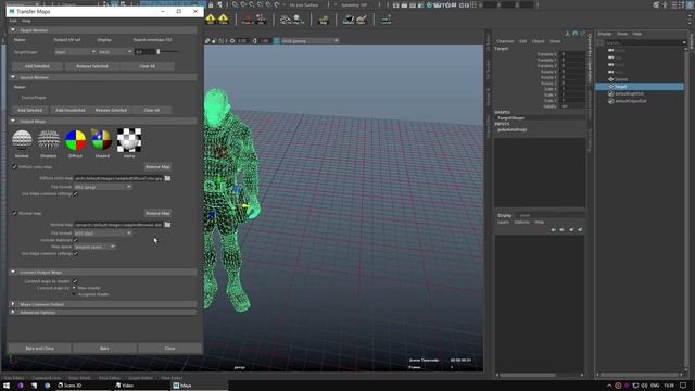 ZBrush (Вариант 2 из 2) - Импорт объектов с несколькими текстурами