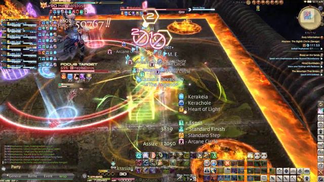 Final Fantasy XIV: Endwalker - Abyssos: The Eighth Circle Savage Phase 1 Dancer POV Clear смотреть онлайн