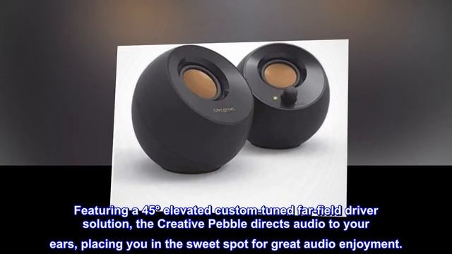 Creative Pebble 2.0 USB-Powered Desktop Speakers with Far-Field Drivers and Passive Radiators for P смотреть онлайн