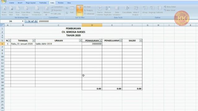 CARA MEMBUAT PEMBUKUAN DI EXCEL DENGAN MUDAH DAN LENGKAP смотреть онлайн