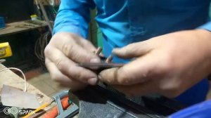 Ремонт втягивающего реле. Развальцовка втягивающего реле