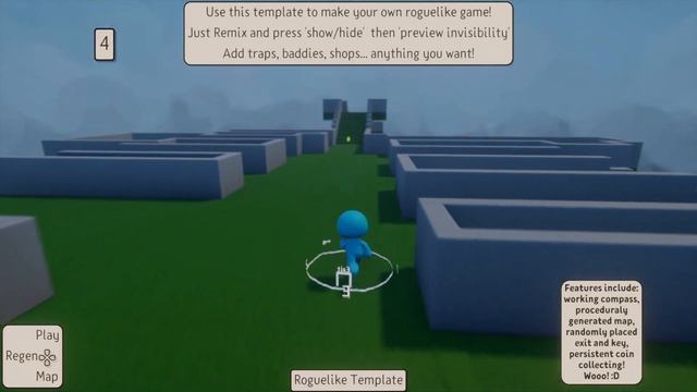 Dreams™* Roguelike Template (dungeon generator 3.0) смотреть онлайн