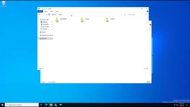 Tutorial on folder sharing in Windows Server 2022 Active Directory смотреть онлайн