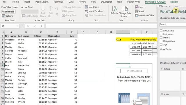 Group numbers and time manually in Excel Pivot Table | Prabas MS Office смотреть онлайн
