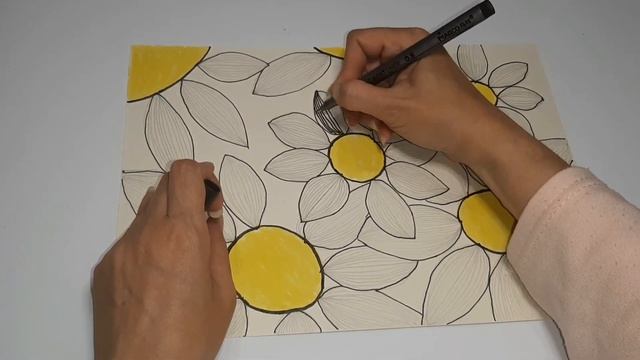 Рисуем цветы. Рисунок. Цветы. Картина. Flowers. Drawing. смотреть онлайн