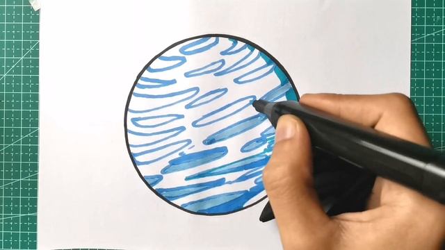 How to Draw Planet Neptune Step by Step смотреть онлайн