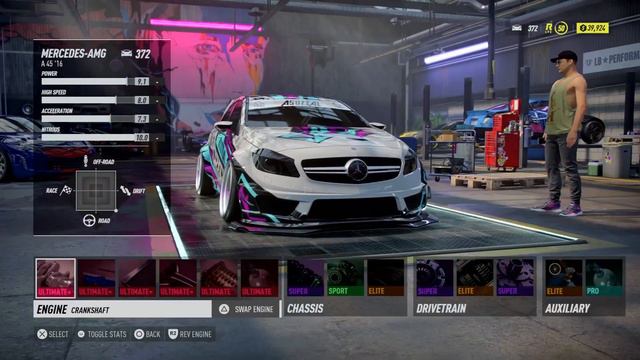 NFS Heat™ | Mercedes-AMG A 45 '16 - Drift Build SHOWCASE! смотреть онлайн