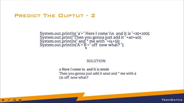 Basic Java Assignments 01 - Variable Declaration and Escape Sequence смотреть онлайн
