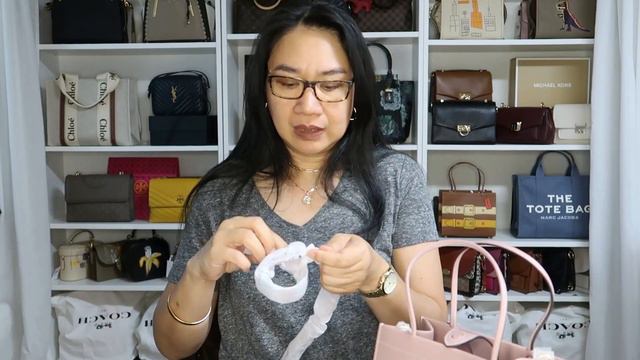 COACH CASHIN CARRY 22 with TROMPE L'OEIL in BLUSH UNBOXING смотреть онлайн