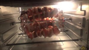 Обзор мини духовки//Необычный шашлык//Пицца на камне