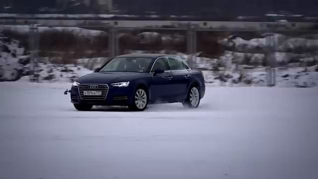 Тест Audi A4 quattro: седан, а снега не боится смотреть онлайн