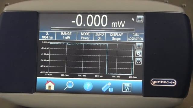 Измерение мощности ниже 1 мВт с помощью детекторов XLP12 Gentec-EO смотреть онлайн