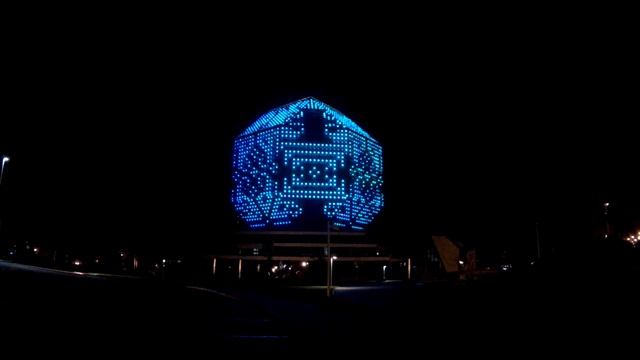 Национальная библиотека в Минске - ночная подсветка / Minsk - National library смотреть онлайн