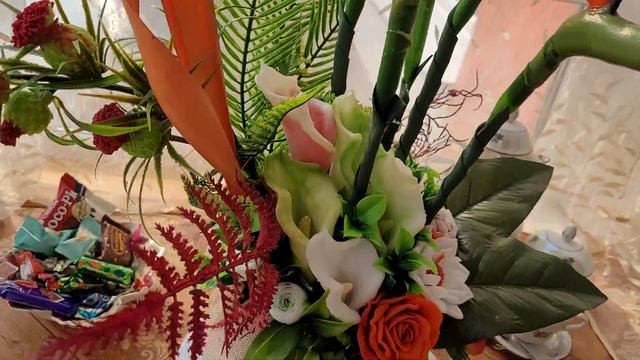 БУКЕТ К УТРЕННЕМУ ЧАЮ !ИНТЕРЬЕРНЫЙ БУКЕТ ИЗ МЫЛА !