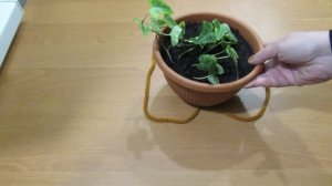 КАК ПОДВЕСИТЬ ЦВЕТОЧНЫЙ ГОРШОК. ИДЕЯ - КЛАСС !!