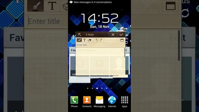 Android Jelly bean 4.1 Omega running on Samsung Galaxy Note 2 N7100 смотреть онлайн