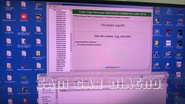 how to fix Mercedes-Benz Airbag Module? Reset Crash Data Restore using Carprog CR16MCT9 смотреть онлайн